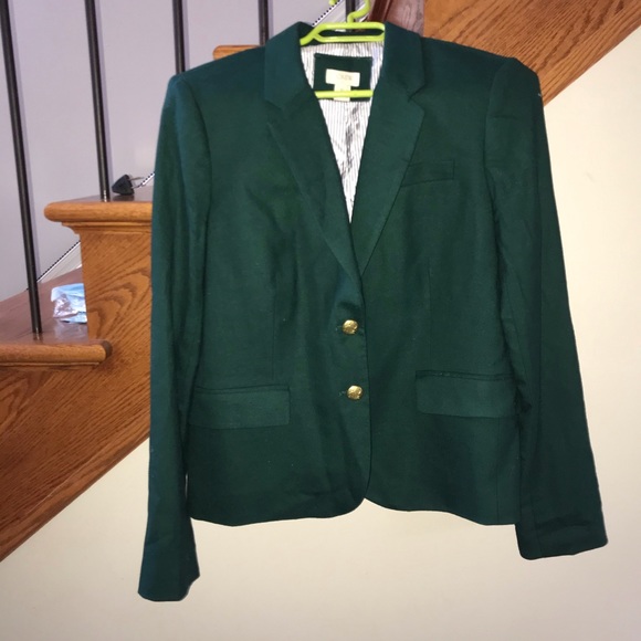 Jcrew schoolboy blazer next to new forest green - Picture 6 of 7